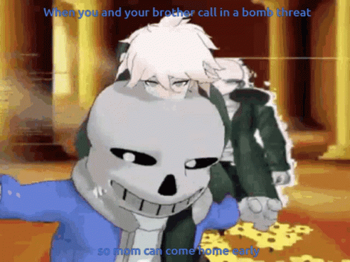 Nagito And Sans Happy Dancing GIF