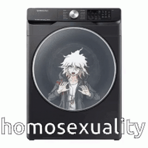 Nagito On Washing Machine Homosexuality GIF