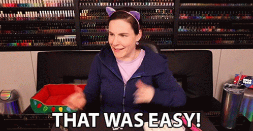 Nail Artist That Was Easy GIF