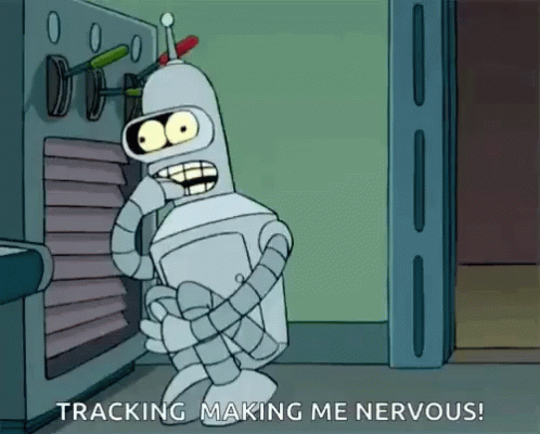 Nervous Futurama Bender Nail Biter GIF