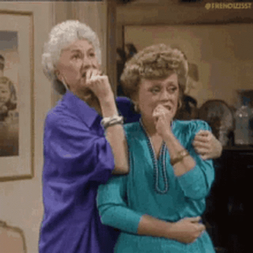 Nail Biting Grandmas GIF