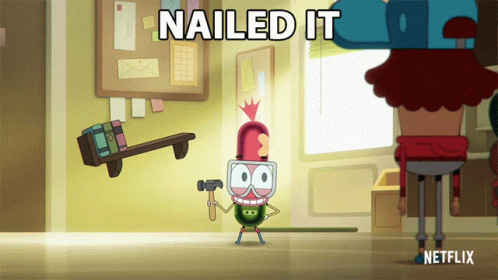 Nailed It Done Pinky Malinky GIF