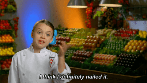 Nailed It Girl Masterchef Junior GIF