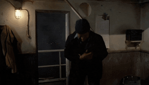 Naked Gun Officer Nordberg Bumping His Head GIF