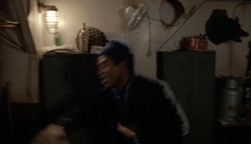 Naked Gun Officer Nordberg Sustaining Hand Injury GIF