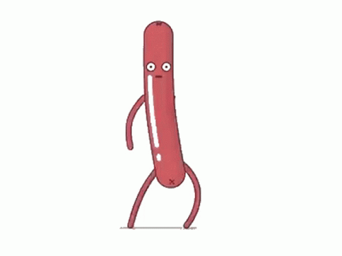 Naked Hot Dog Face Dancing GIF