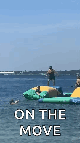 Naked Man Running With Muscles