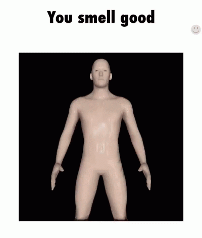 Naked Man Saying You Smell Good GIF