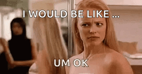 Naked Woman Looking in Mirror Saying I Would Be Like Um Ok
