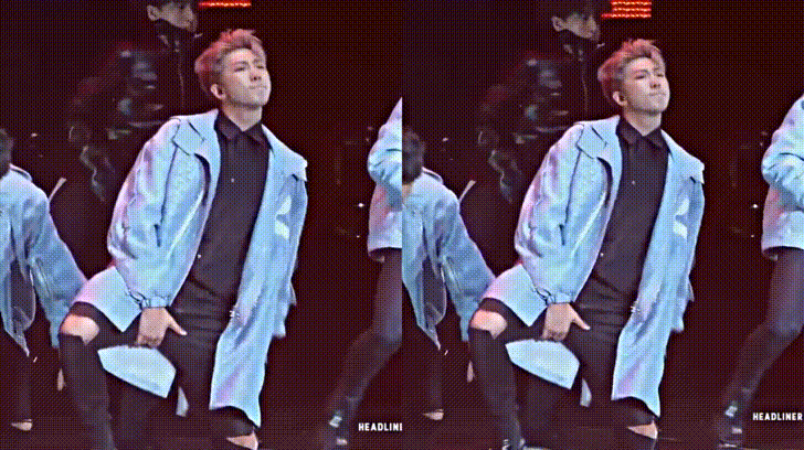 Nam-joon Performing With Bts GIF