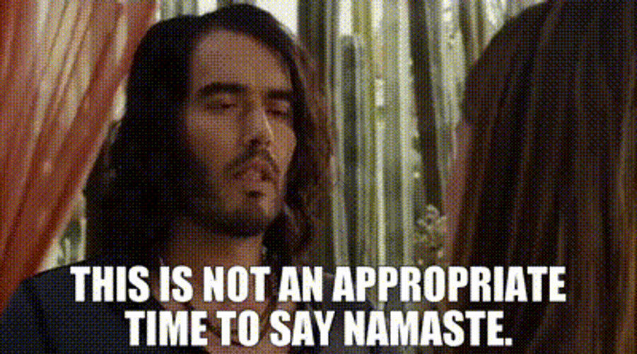 Namaste Russell Brand Get Him To Greek GIF