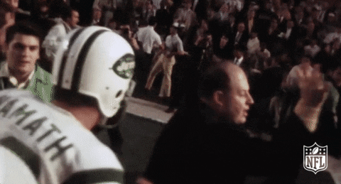Namath Pointing The Crown Jets GIF