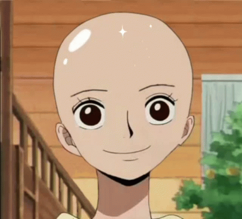 Nami Bald Anime Girl GIF