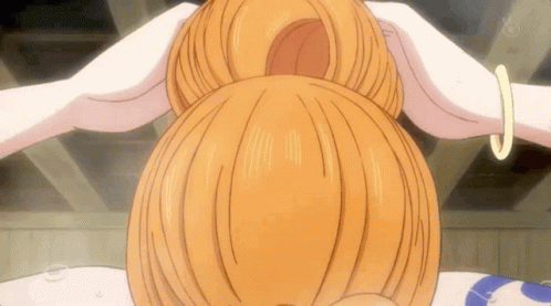 Nami Bath Towel Smile GIF