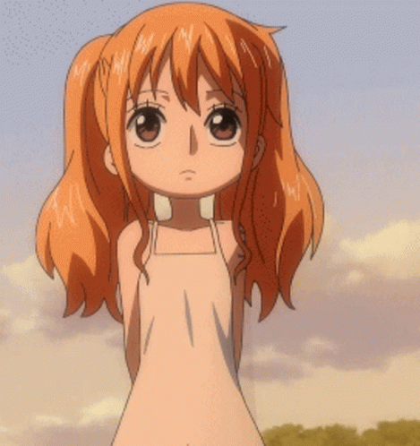 Nami Cute Eager Kid GIF