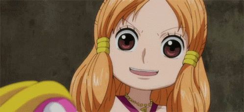 Nami Kid Wink One Piece GIF