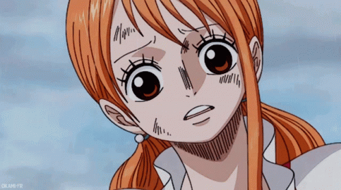 Nami Sad Face Expression One Piece GIF