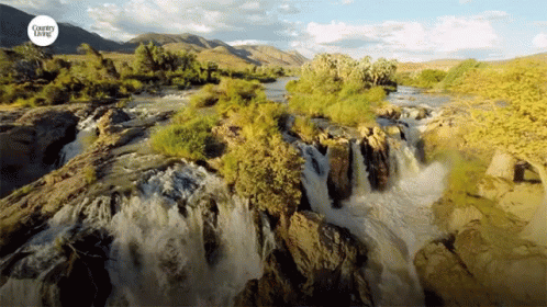 Namibia Country Living River Falls GIF
