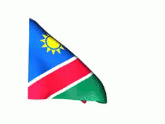 Namibia Flag Waving GIF