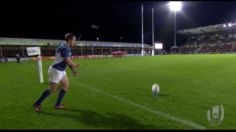Namibia Japan Rugby Kick GIF