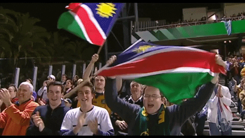 Namibia Rugby Fans Excited GIF