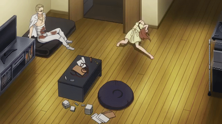 Nana Anime Nona Komatsu Kouko Attack GIF