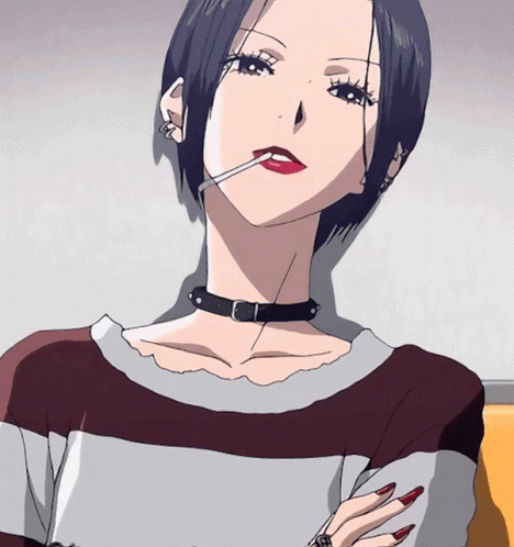 Nana Osaki Talking With Tooth Pick GIF