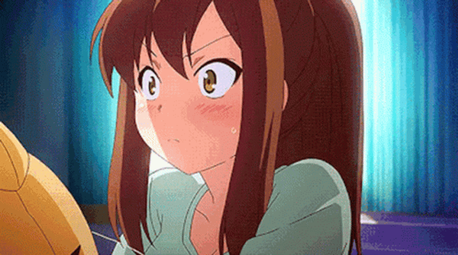 Nanami Aoyama Blushing Anime GIF