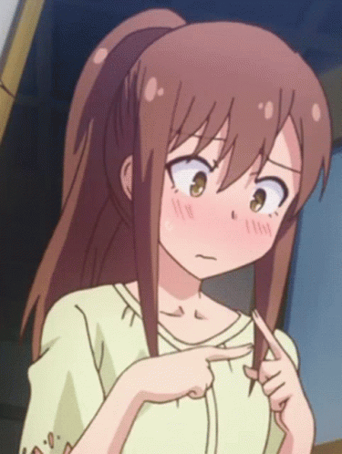 Nanami Aoyama Flustered Pet Girl Of Sakurasou Anime GIF