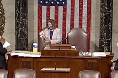 Nancy Pelosi Clean The Gavel GIF