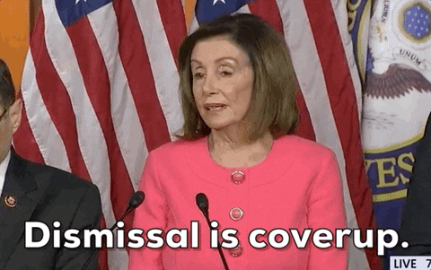 Nancy Pelosi Dismissal Is Cover Up GIF