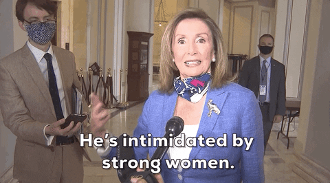 Nancy Pelosi Internview GIF