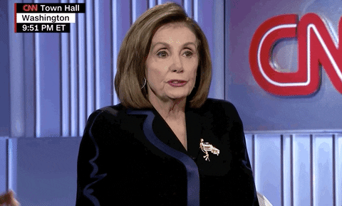 Nancy Pelosi Is On A Mission GIF