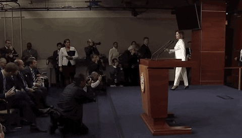 Nancy Pelosi Point Someone GIF