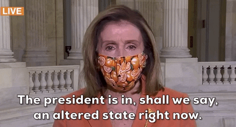 Nancy Pelosi Said The President Is In GIF