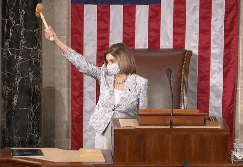 Nancy Pelosi Showing The Gavel GIF