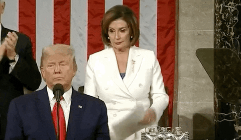 Nancy Pelosi Torn The Paper GIF