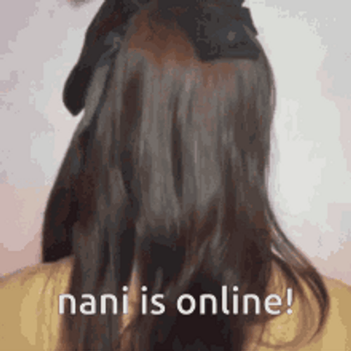 Nani Is Now Online Cute Pose GIF