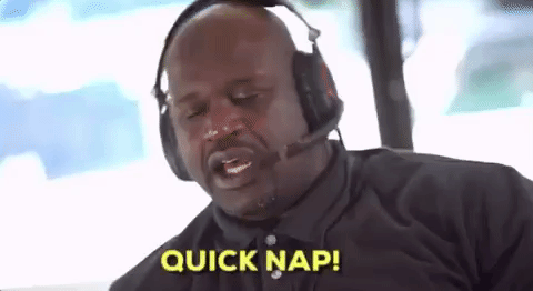 Nap Quick Shaquille O Neal GIF