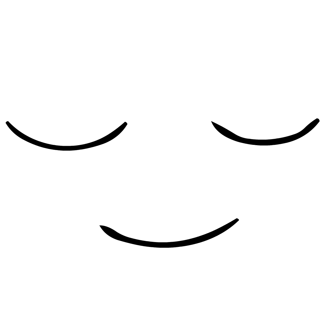 Nap Smiling Face Line Icon GIF