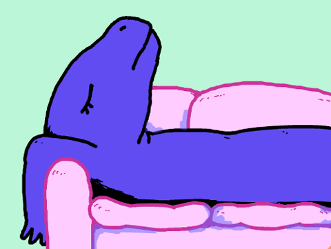 Nap Tired Dinosaur Cartoon GIF