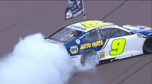 Napa Auto Parts Race Car Number 9