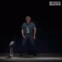 Napoleon Dynamite Dance Wearing Football Jersey GIF