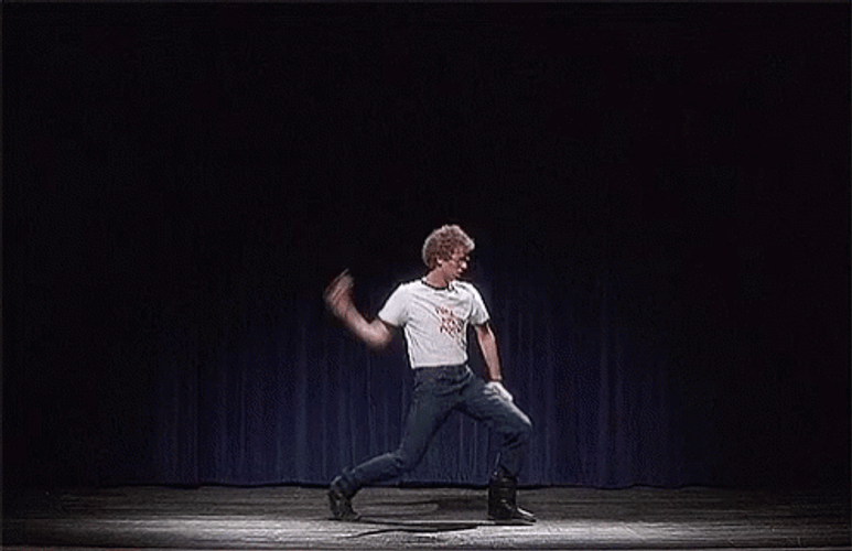 Napoleon Dynamite Dance Windmill Hand Motion GIF
