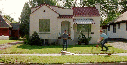 Napoleon Dynamite Lucky Bike Breaking GIF
