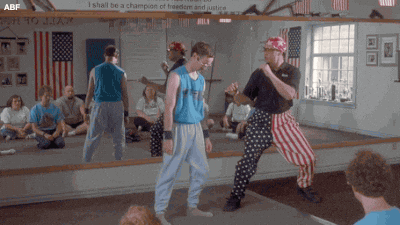 Napoleon Dynamite Lucky Karate Chop GIF