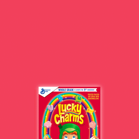 Napoleon Lucky Charms Cereal Red Balloon GIF