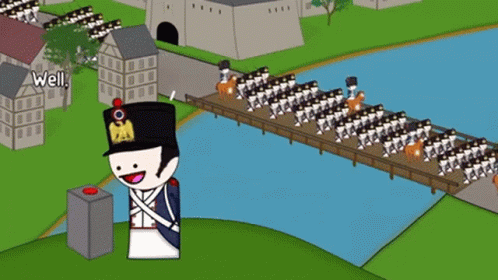 Napoleon Lucky Press The Button GIF