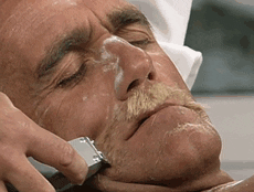 Napping Hulk Hogan Brother Shaved GIF