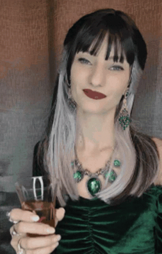 Narcissa Malfoy Raising Wine GIF